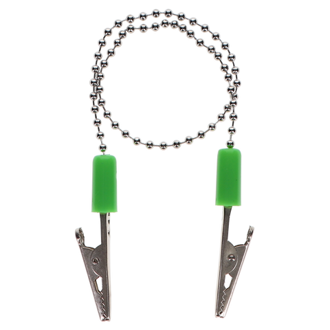 Daisy Chain Bib Clips, Green, 3/Pk