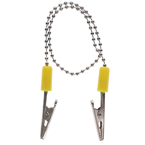 Daisy Chain Bib Clips, Yellow, 3/Pk