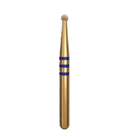 Alpen Z-Rex Diamond Burs, FG, Round, #801Z, 1.4 mm, Medium, Blue, 60031901