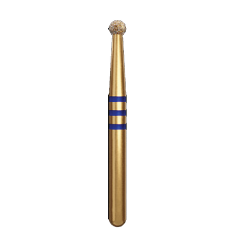 Alpen Z-Rex Diamond Burs, FG, Round, #801Z, 1.8 mm, Medium, Blue, 60031903