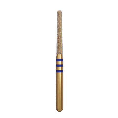 Alpen Z-Rex Diamond Burs, FG, Round End Taper, #850Z, 1.6 mm, Medium, Blue, 60032241