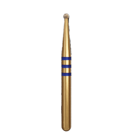 Alpen Z-Rex Diamond Burs, FG, Round, #801Z, 1.2 mm, Medium, Blue, 60031899