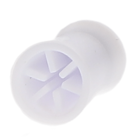 Disposable Prophy Cups, Silicone Soft, White, Screw Type, Webbed, 144/Pk, 102001