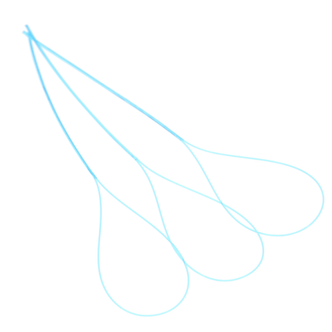 GUM Eez-Thru 840PUAA Type, Floss Threaders, (100 x 5/Pk), 500/Pk, 102095