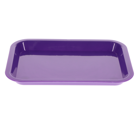 Set-Up Plastic Flat Trays, # F, Mini, Purple, 1/Pk, 108153