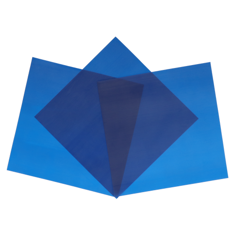 Rubber Dams, 6" x 6", Heavy, Blue, 36/Pk, 100705