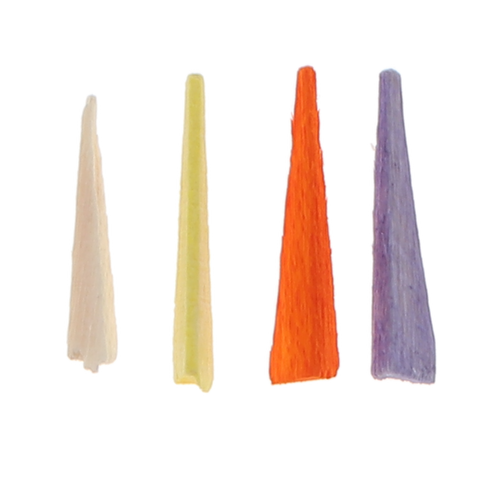 Wizard Type Wood Wedges, Assorted, 100/Bag, 101257