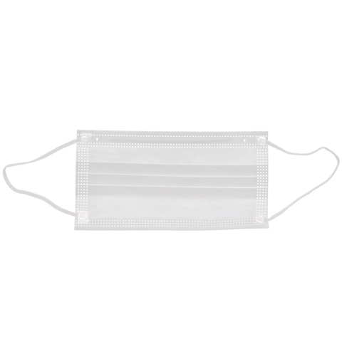 Earloop 3-PLY Masks 50/Bx ASTM Level 3 White, 109135