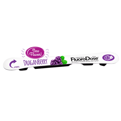FluoroDose Fluoride Varnish, DraganBerry, 120/Pk
