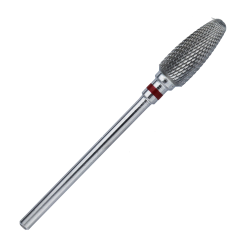 Laboratory Carbide Bur, HP, Universal Cutters, Fine Cross Cut, Red, Egg,  # U251EF, 1/Pk, 8322