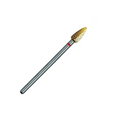 Laboratory Carbide Bur, HP, Universal Cutters, Fine Cross Cut, Red, Flame,  # U078EF, 1/Pk, 8317