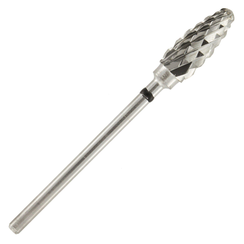 Laboratory Carbide Bur, HP, Universal Cutters, Extra Coarse Cross Cut, Black, Egg,  # U251XG, 1/Pk, 8334