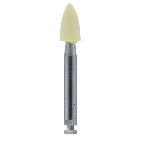 2-Step Composite Diamond Polishers, Step # 1, Medium, Yellow, RA, Mini Point, 6/Pk