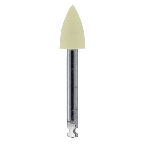 2-Step Composite Diamond Polishers, Step # 1, Medium, Yellow, RA, Point, 6/Pk