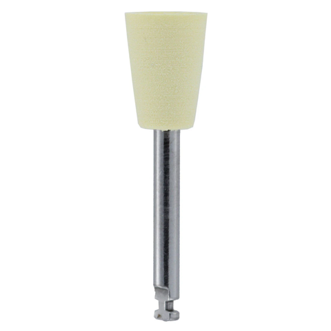 2-Step Composite Diamond Polishers, Step # 1, Medium, Yellow, RA, Cup, 6/Pk
