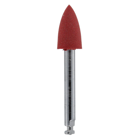 3-Step Porcelain and Metal Diamond Polishers, # 2, Medium, Mauve, RA, Large Point, 6/Pk