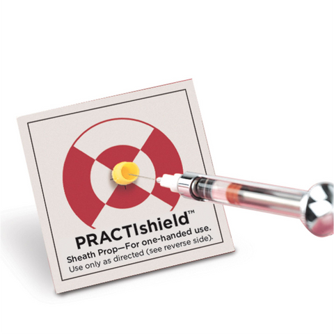 Practishield Resheathing Prop 100/pack Single Use Props Slip Onto Any Needle Sheath Creating An, 704970