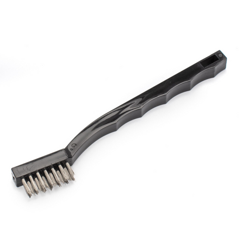 Stainless Wire Brushes Welder Style 7 3/4" Long 4/pack Make Cleaning Easier, 7136814