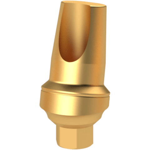 15? Angled Pop Up Titanium Transfer Abutment 8Mm Cone, 1Mm Shoulder