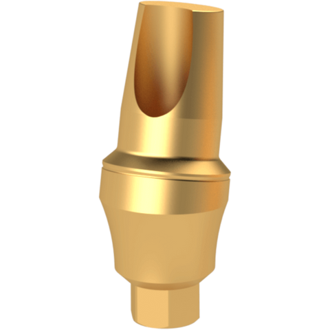 15? Angle Pick Up Titanium Transfer Abutment 10Mm Cone, 3Mm Shoulder