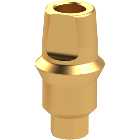 Pop Up Straight Titanium Transfer Abutment 1Mm Shoulder / Short With 2Mmcollar, Put-3Sc