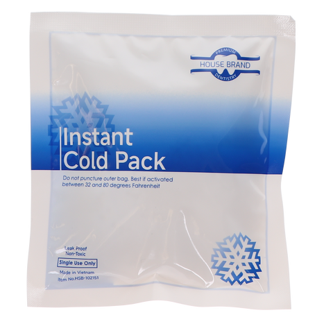 Instant Cold Packs, Disposable, 5" x 5.5" 80/Pk, 102151