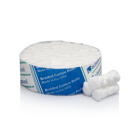 Braided Cotton Rolls Non-Sterile Small, 201210, Disposables, Cotton Products