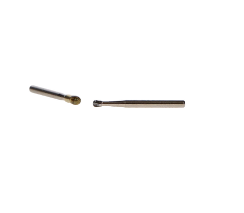 Carbide Bur, FG, # 5, Round, 1.6 mm, 100/Pk, FG5-100