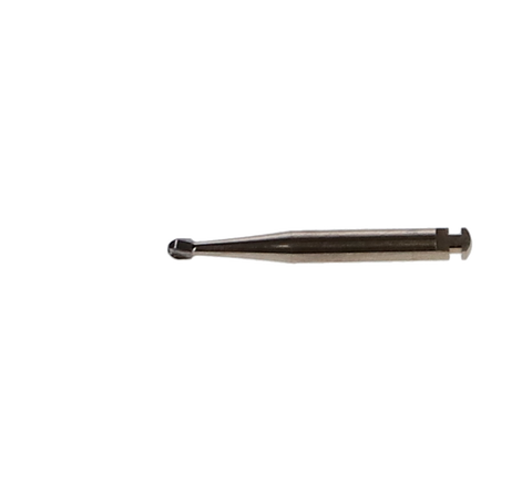 Carbide Bur, RA, # 5, Round, 1.6 mm, 10/Pk, RA5-10