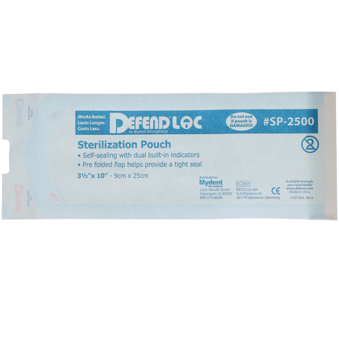 Defend Sterilization Pouches 2.25" x 4" 200/Pk, SP0150, Infection Control, Sterilization-Pouches