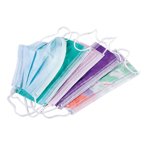 Extra-Safe Ear-Loop Masks Sky Blue 50/Box, 5330E-SB