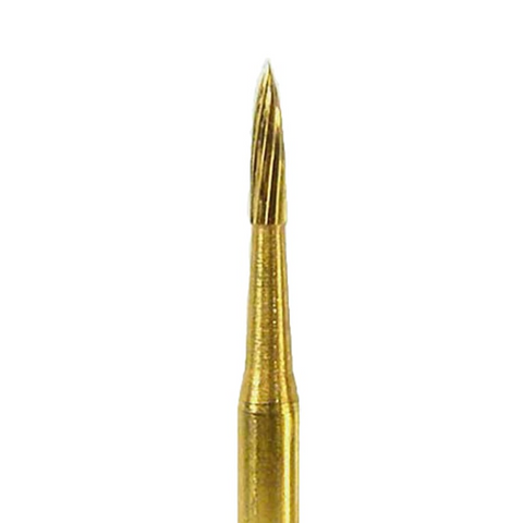 NeoBurr 12-Blade Trimming & Finishing Carbide Single-Use Burs, FG, Needle, 7901, 0.9 mm, 25/Pk
