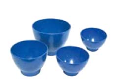 Flexible Silicone Mixing Bowl, 350 ml, Medium, Blue, 1/Pk, AC131