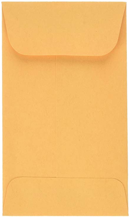 X-Ray, Manilla Coin Envelopes, # 3 Brown Paper 2-1/4" x 4-1/4", 500/Pk, 00105