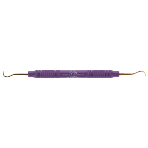 Sickle Scaler, XP, # H6-7, Universal Anterior, EagleLite, Resin, 3/8", Purple, 1/Pk, AESH6-7XPX