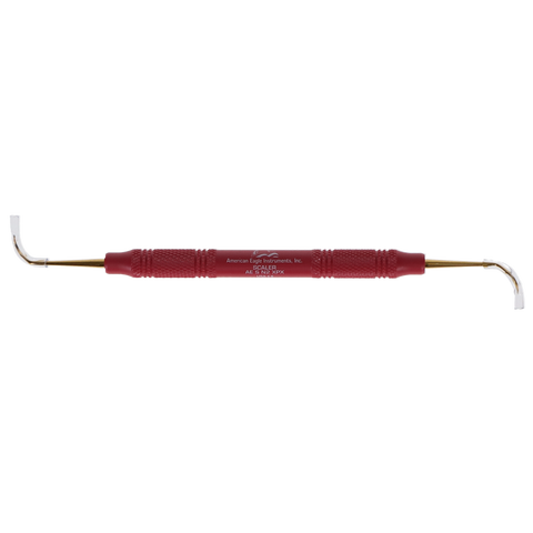 Sickle Scaler, XP, # N2, Posterior, EagleLite, Resin, 3/8", Red, 1/Pk, AESN2XPX