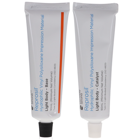 Reprosil Impression Material, Tube Standard Pack, Light Body, Orange, 1/Pk, 626170