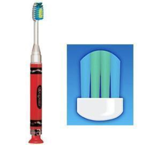 GUM Crayola Timer Light Toothbrush, 12/Box, 202RL
