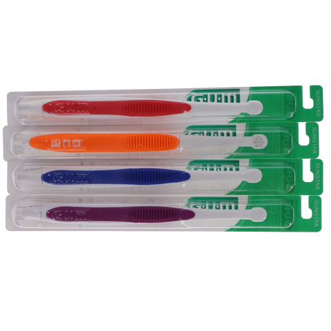 GUM End Tuft Toothbrush Tapered Trim 12/Box, 308PD, Preventives, Toothbrushes-Specialty