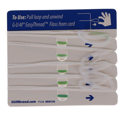 Gum EasyThread Floss Sample Pack 100/Pk, 3200D, Preventives, Floss & Accessories