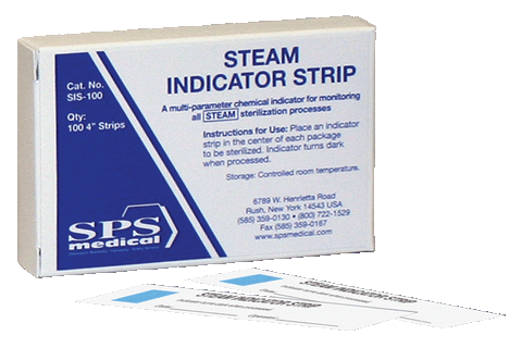 Steam Indicator Strips, 100/Pk, SIS-100