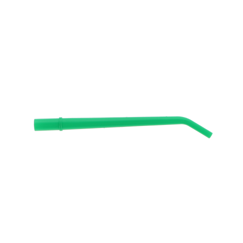 Disposable Surgical Aspirator Tips, Plastic, Large, 1/4", Green, 25/Pk, ASP14