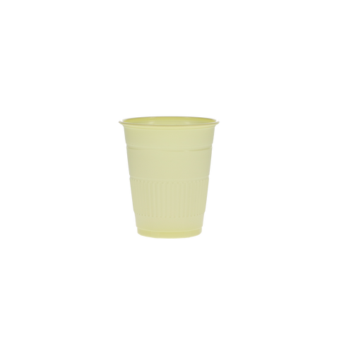 Disposable Plastic Drinking Cups, 5 oz, Yellow, 1000/Pk, DI316