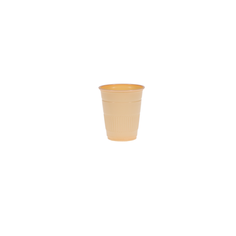 Disposable Plastic Drinking Cups, 5 oz, Beige, 1000/Pk, DI318