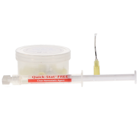 Quick-Stat FREE Clear Hemostatic Agent, Standard Syringe Kit, 1.2 ml, 4/Pk, 504600