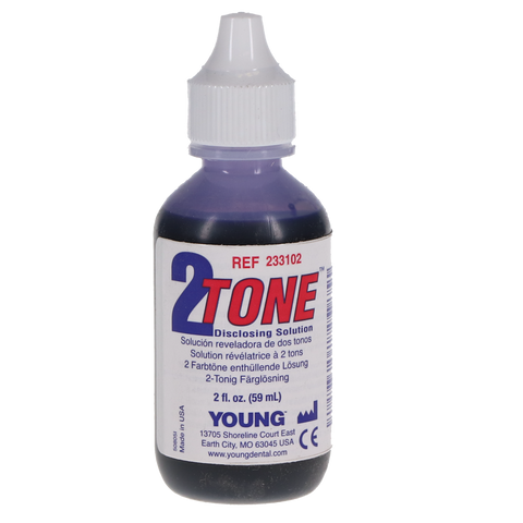 2Tone Disclosing Solution Liquid 2 oz, 233102, Preventives, Disclosing Solutions & Tablets