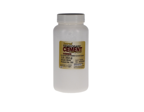 ZOE Temporary Cement, Powder Refill, 1 lb, White, 1/Pk, 350