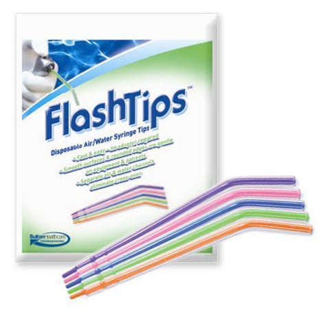 FlashTips Air/Water Syringe Tips Assorted Colors 250/Pk, 23071, Infection Control, Air - Water Syringe Tips