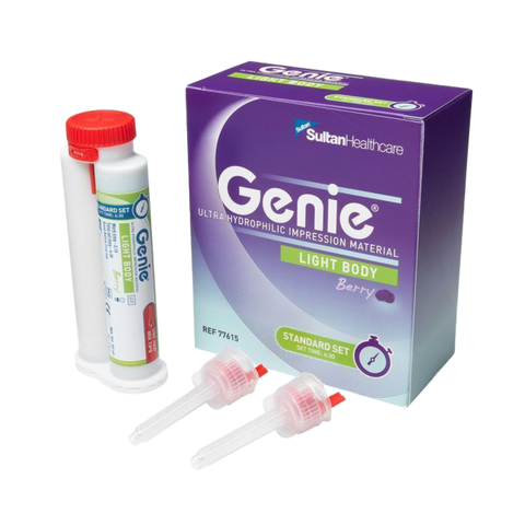 Genie VPS Impression Material, Light Body, Standard Set, 50 ml, 2/Pk, 77615