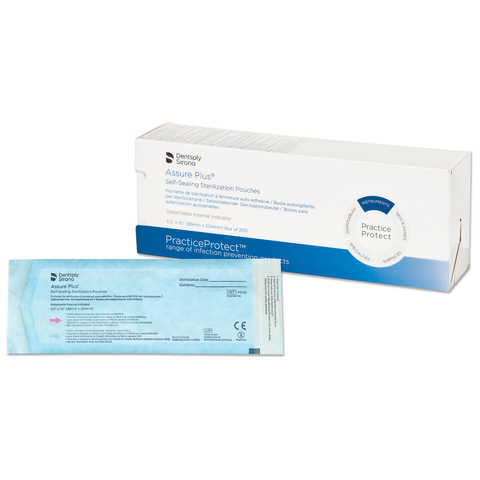 Assure Plus Sterilization Pouches 3.5" x 10" 200/Pk, 83005, Infection Control, Sterilization-Pouches